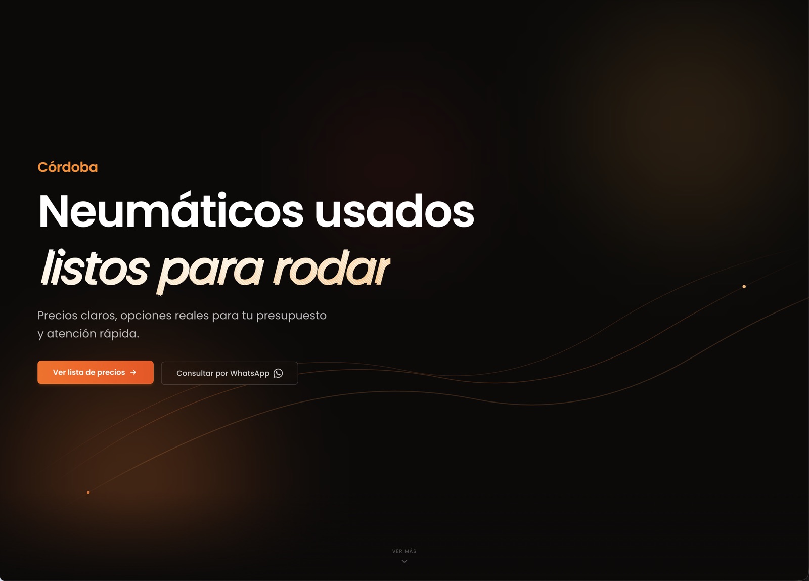 El Gomero public storefront landing page